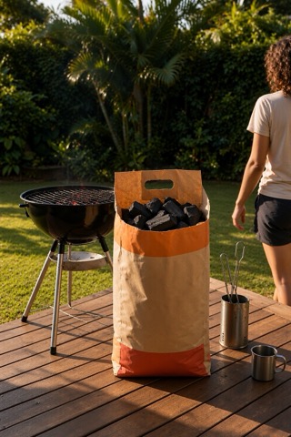 Carvão para churrasco, 4 kg