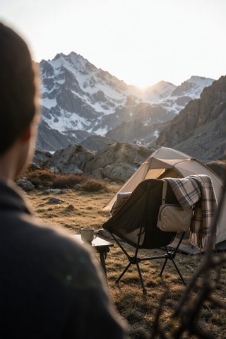 Ultralight camping chair, under 1 kg