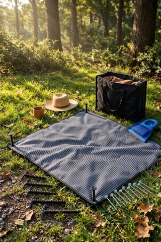 Campingteppich, 3 × 2,5 m, UV-beständig