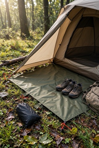 Zeltboden, 4000 mm, 2,5 × 1,4 m