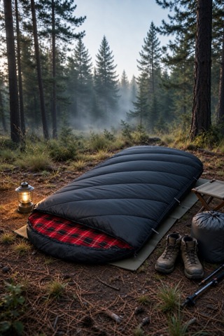 KingCamp Schlafsack XXL, Baumwoll-Flanell