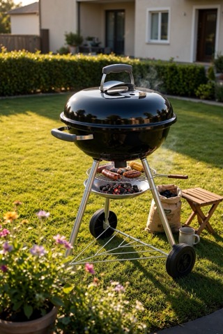 Weber Compact Kettle 47 cm mit Stand