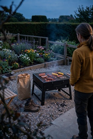 AGM Picknickgrill aus Edelstahl