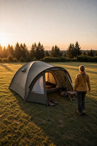 WANDERFALKE Zelt 2–4 Personen, 4000 mm
