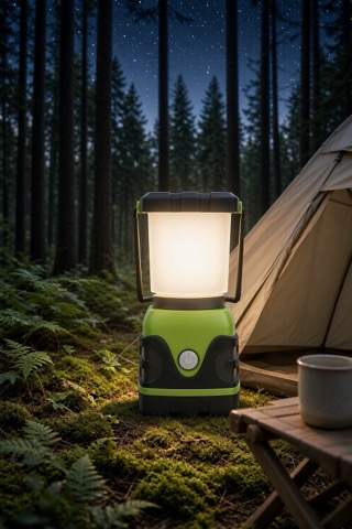 Campinglampe, 1000 lm, vier Modi
