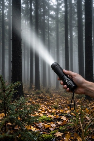 Kleine LED-Lampe, 150 m Reichweite