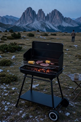 Barbacoa AKTIVE 55 × 43 × 82 cm