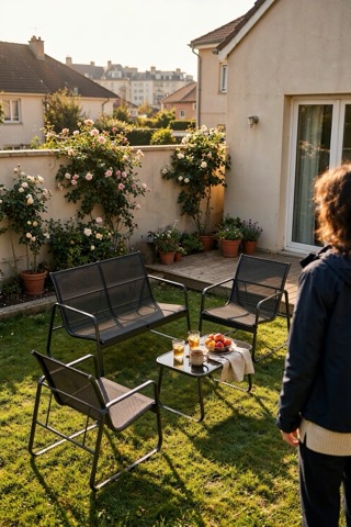 Salon de jardin 4 pièces Bealife