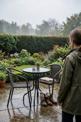 Three-piece bistro set for two