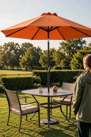 2.7 m Patio Umbrella, Eight Ribs