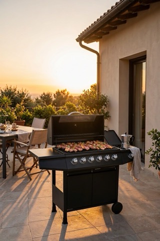 Barbecue a gas 6+1 fuochi XXL
