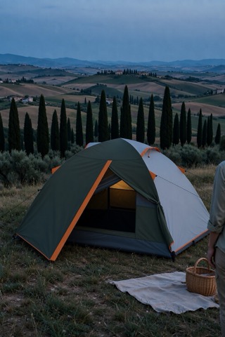 Tenda per 2-3 persone antipioggia