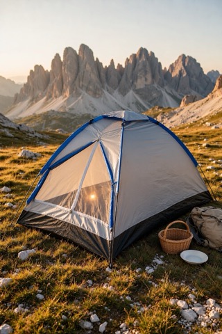 AKTIVE tenda 2 posti 120 × 200 × 100 cm