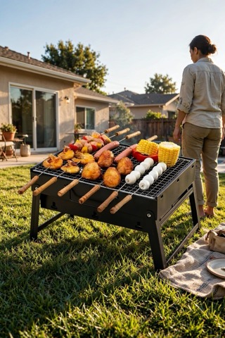 SELECTSHOP Parrilla plegable