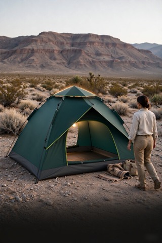 Tienda de 4 personas con mosquitero