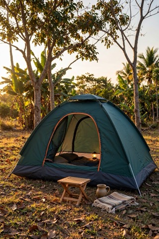 Carpa de cúpula para 3–4 personas