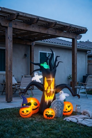 Decoración inflable de Halloween, 2,4 m