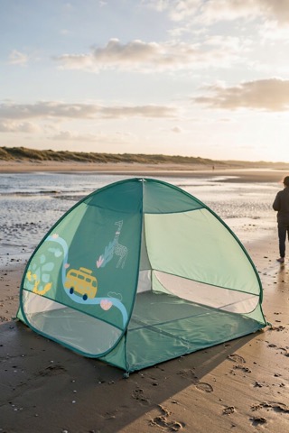 Pop-up strandtent met SPF 50+