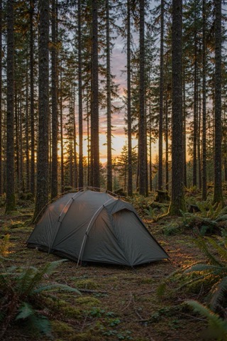Dome Tent for Two with Rainfly