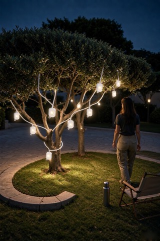 Dimmable LED light string, 30 m