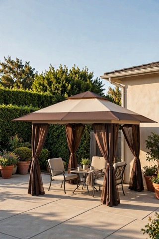 13 × 13 ft Pop-Up Gazebo, Push-Button Frame