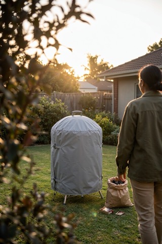 Weber Vinyl Grill Cover, 47 cm