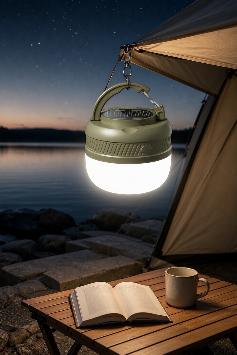 Solar lantern, 5000 mAh, up to 400 hours