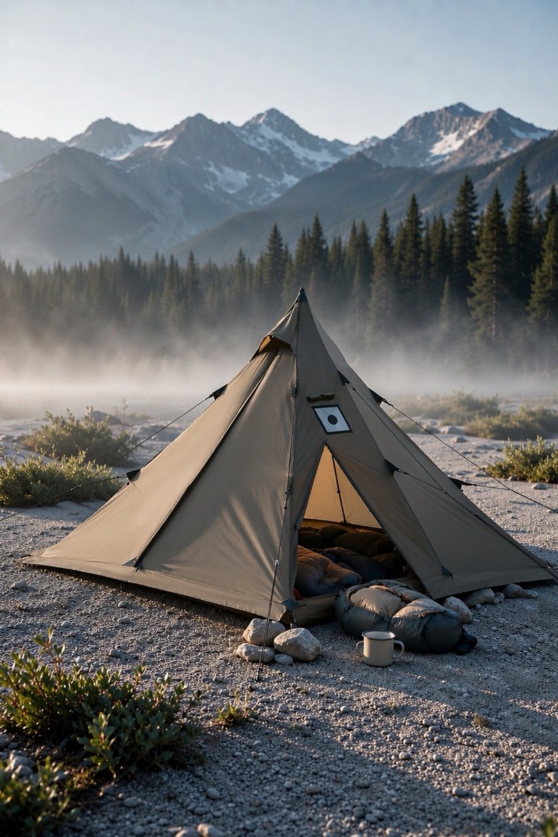 Naturehike 4-season hot tent, 2-4 person