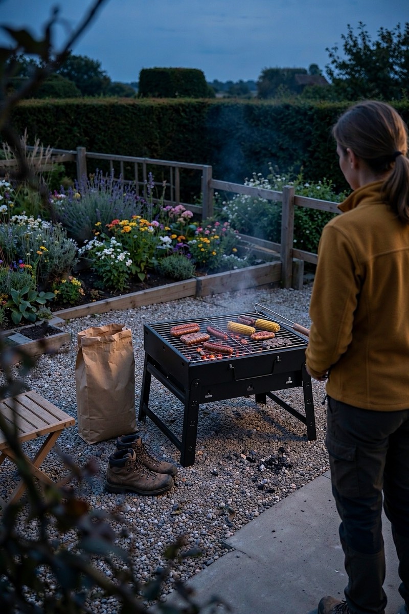 AGM Picknickgrill aus Edelstahl