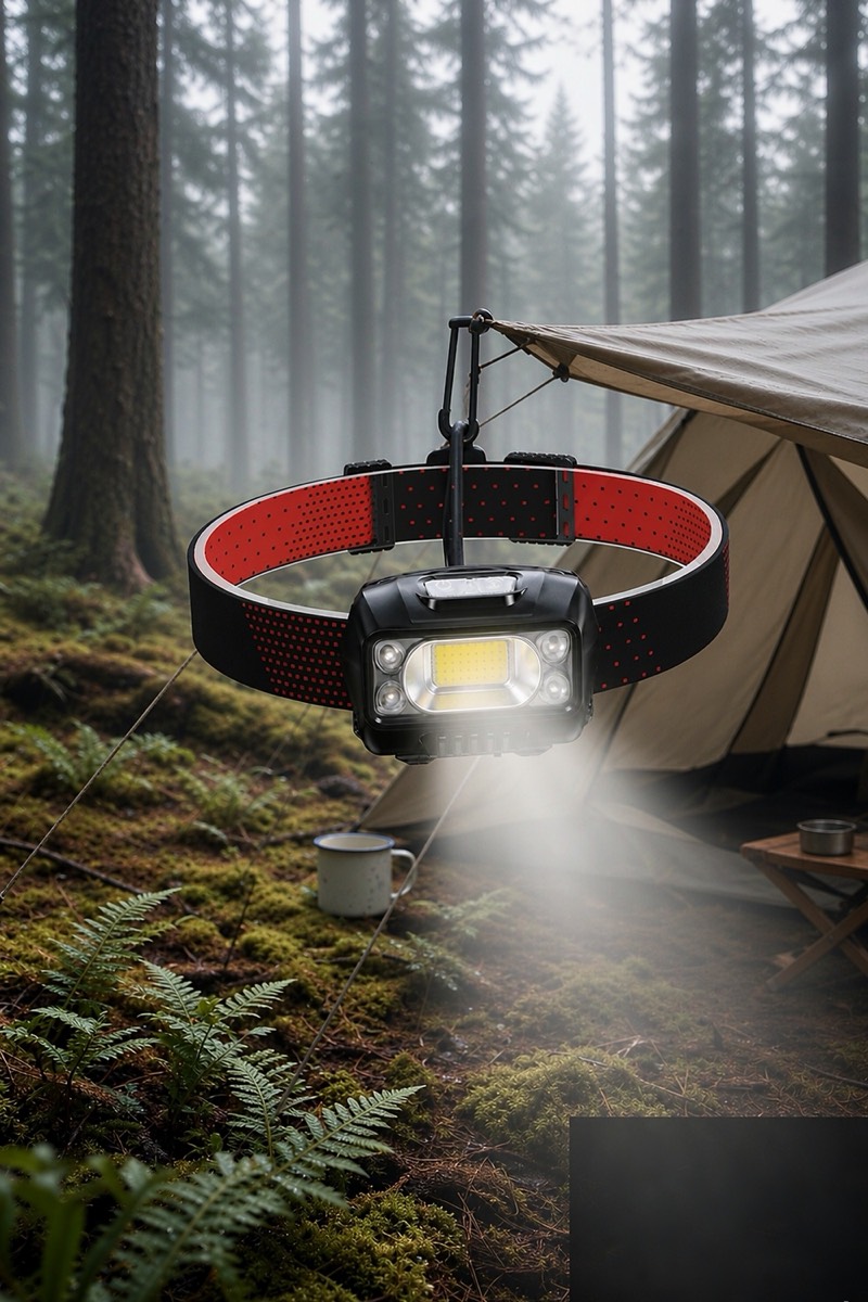 Blukar LED-Stirnlampe mit Rotlicht