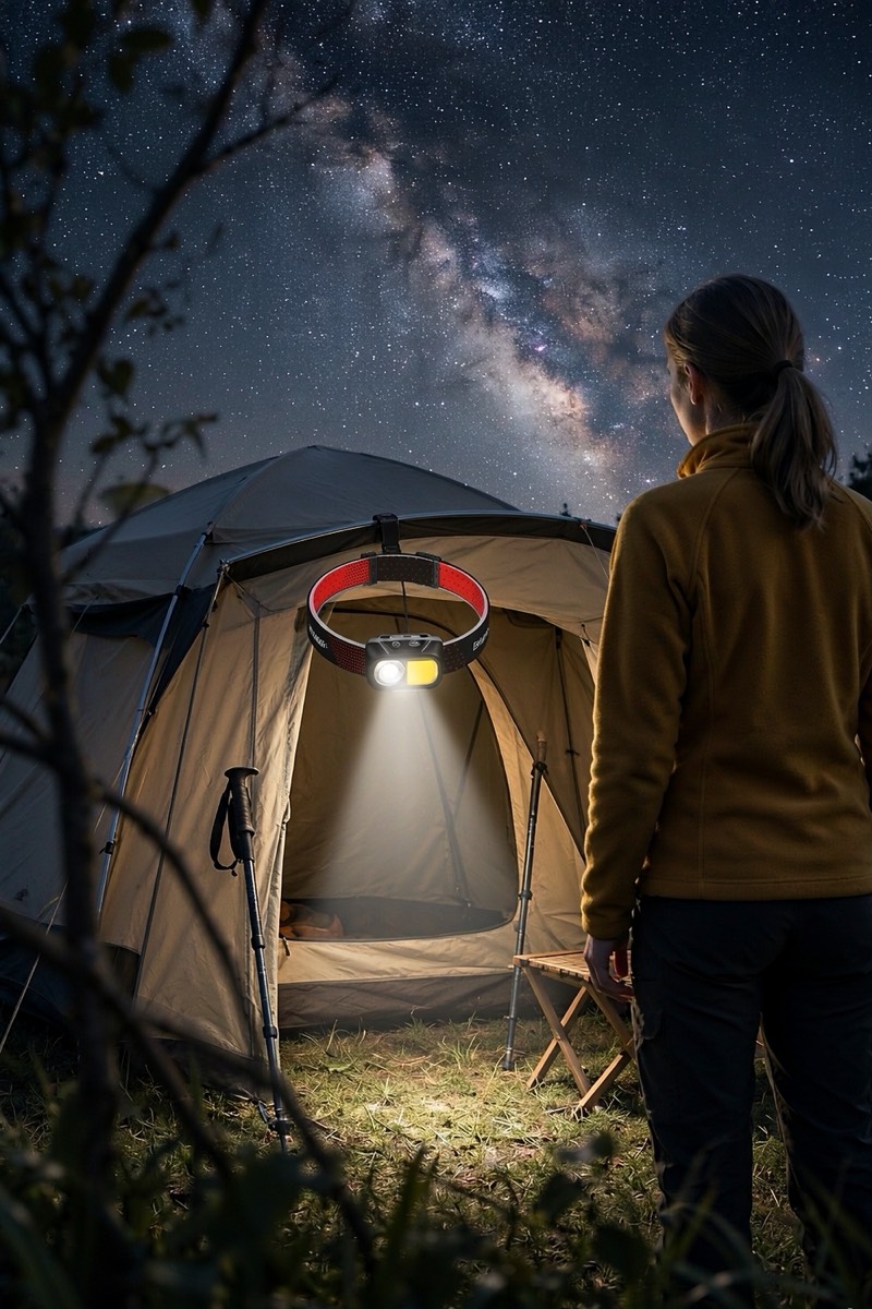 Blukar LED-Stirnlampe, 2000 Lumen