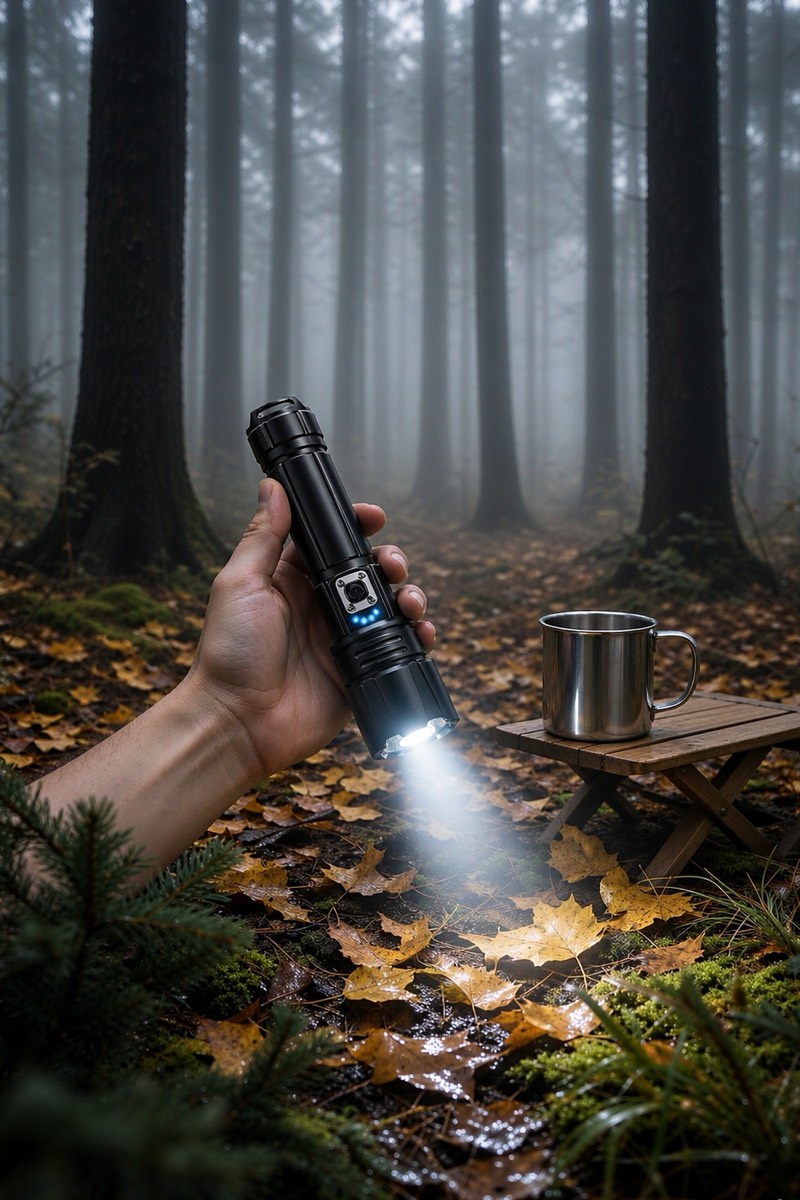 Taktische Taschenlampe mit P70.2-Chip