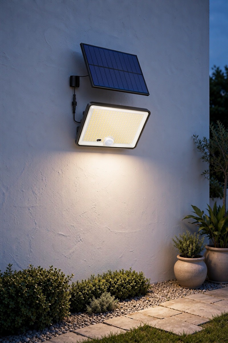 LOTMOS 2 focos solares 342 LED con mando