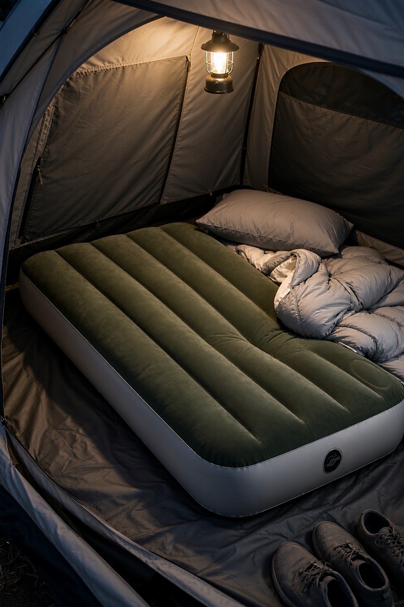 Matelas Intex Downy 1 place + pompe à pied