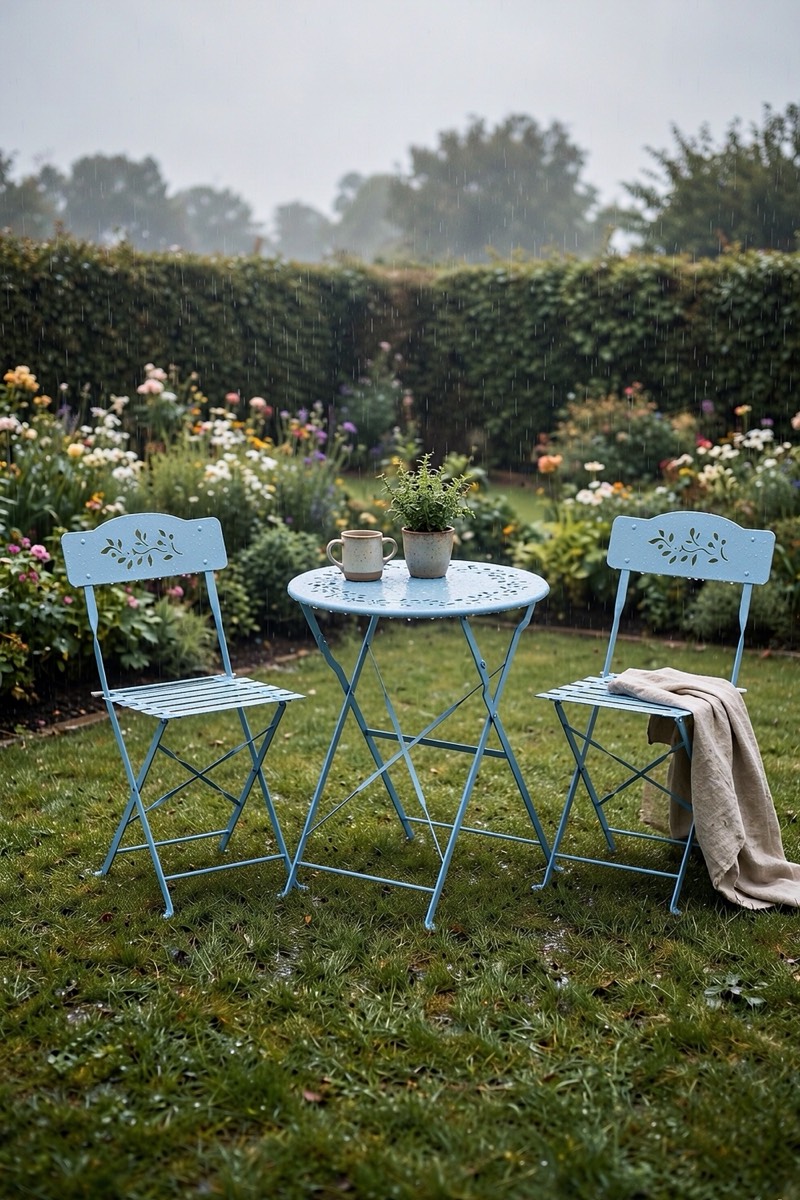 Ensemble bistrot pliant 3 pièces Bonnlo