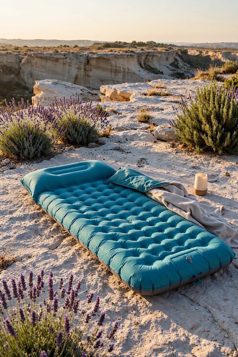 Matelas autogonflant 1 place, 196 × 70 cm