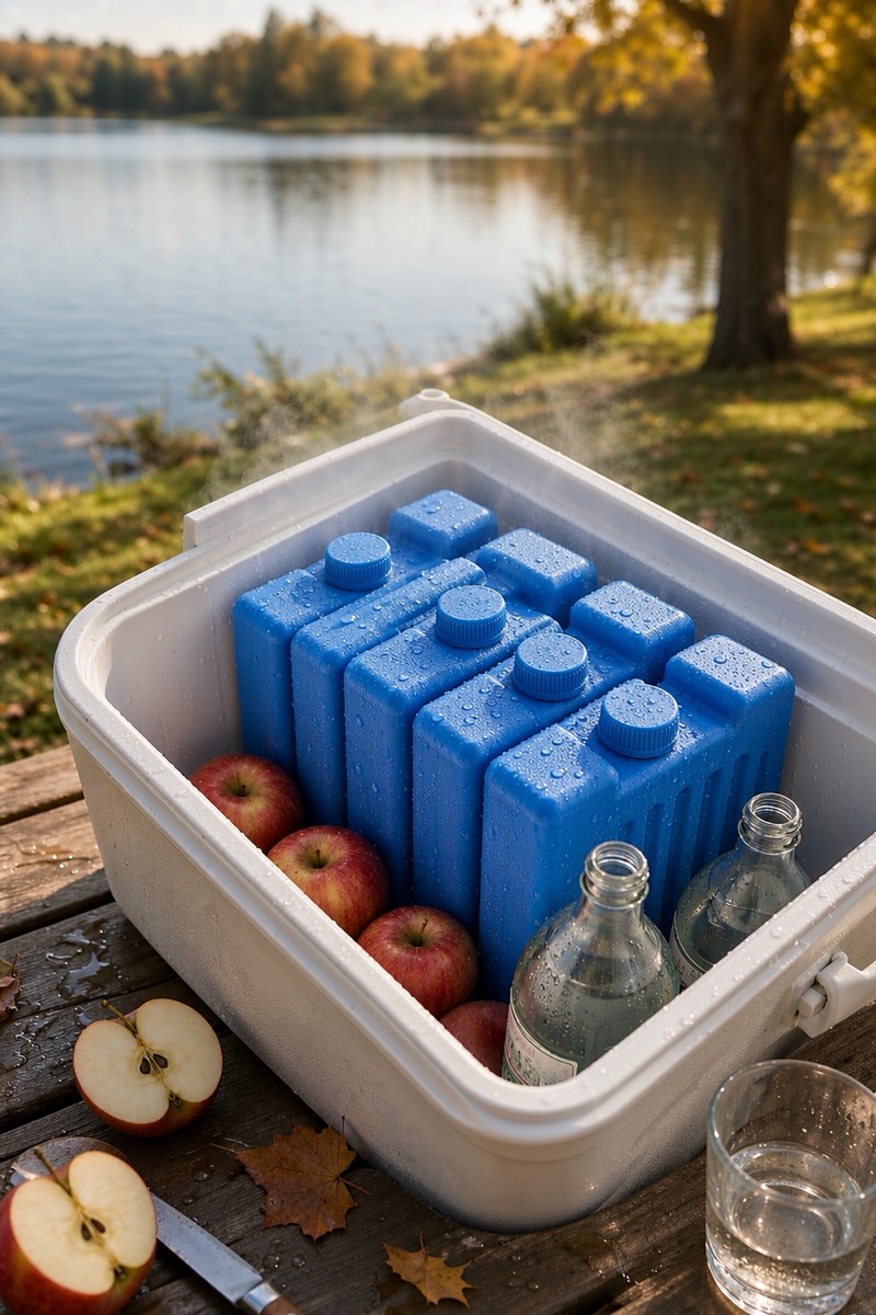 Reusable ice blocks, pack of 6