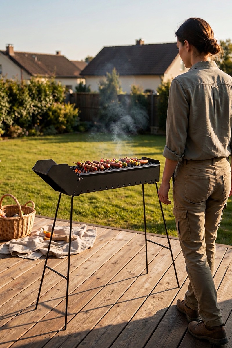 Barbecue pieghevole per arrosticini BestBQ