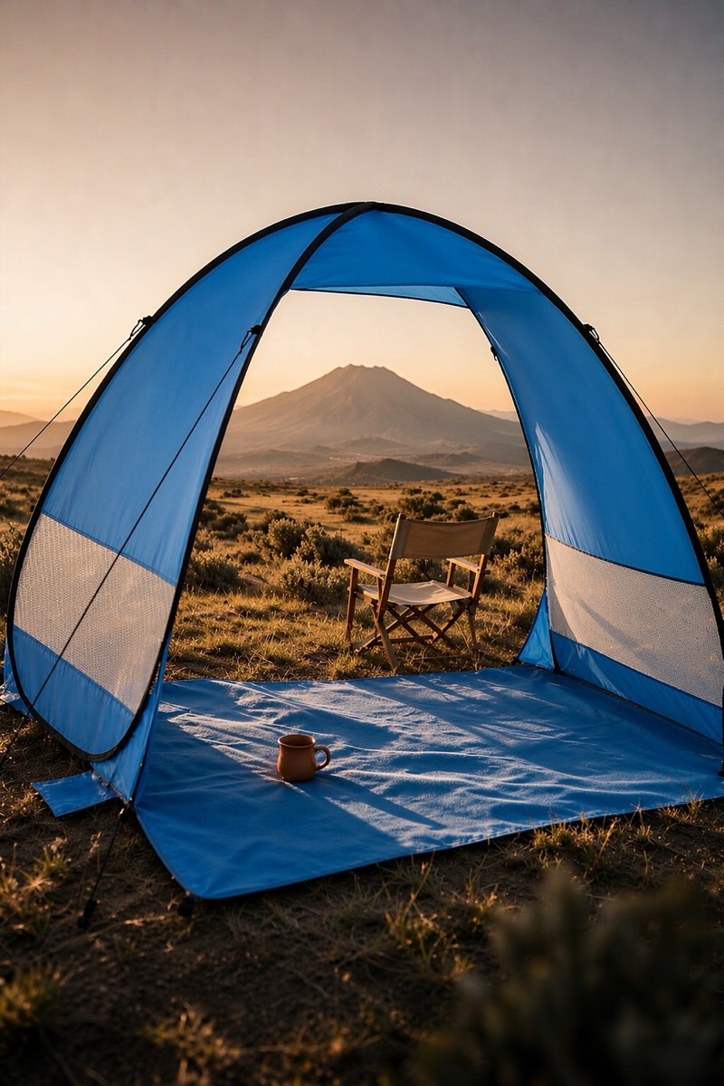 Tienda plegable para 2–3 personas