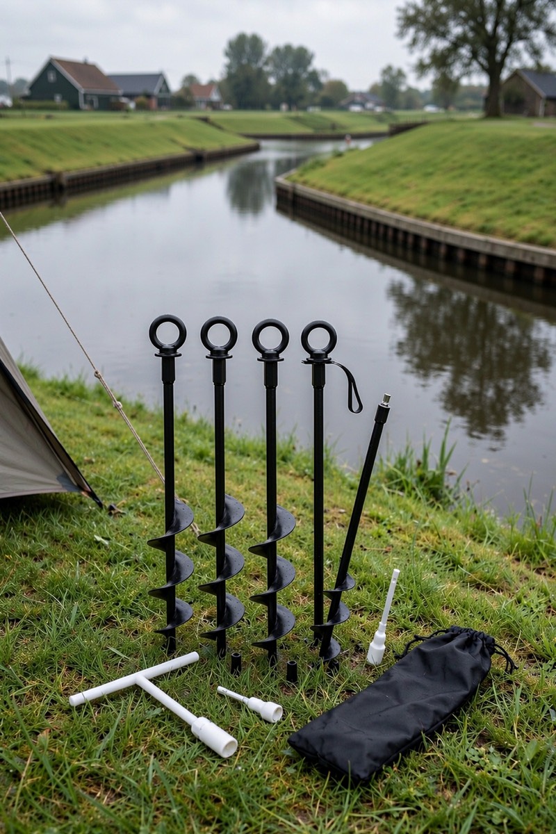 Grondankers 45,7 cm, set van 4