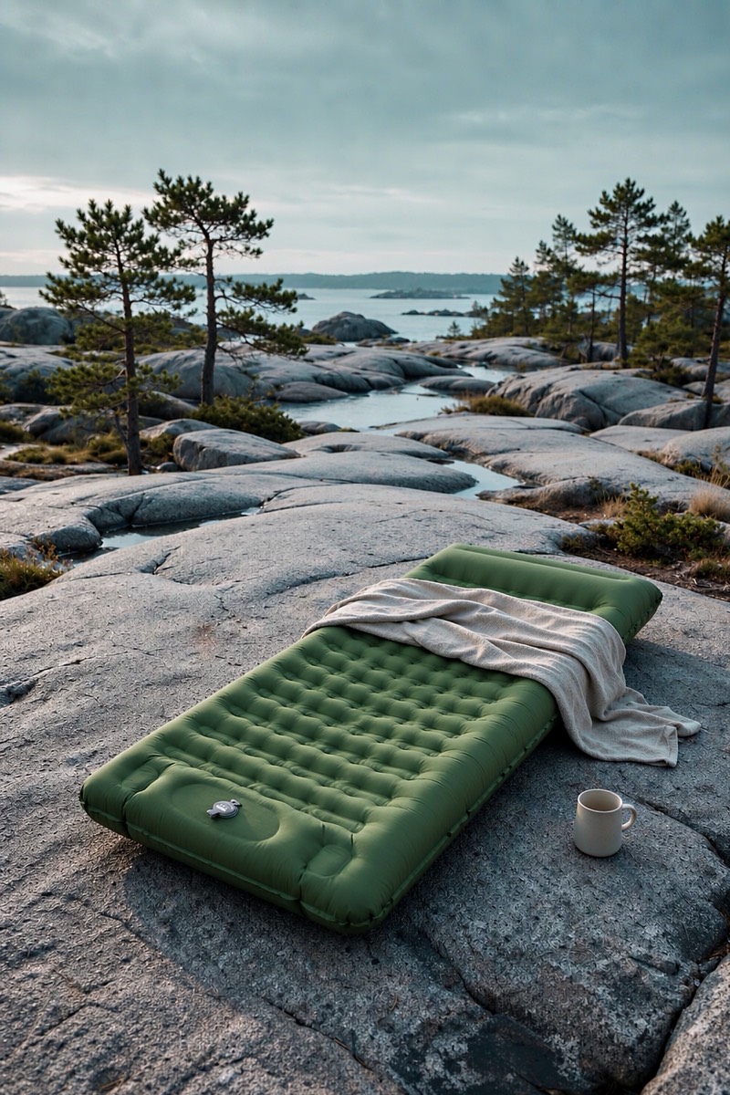 Självuppblåsande liggunderlag 12 cm