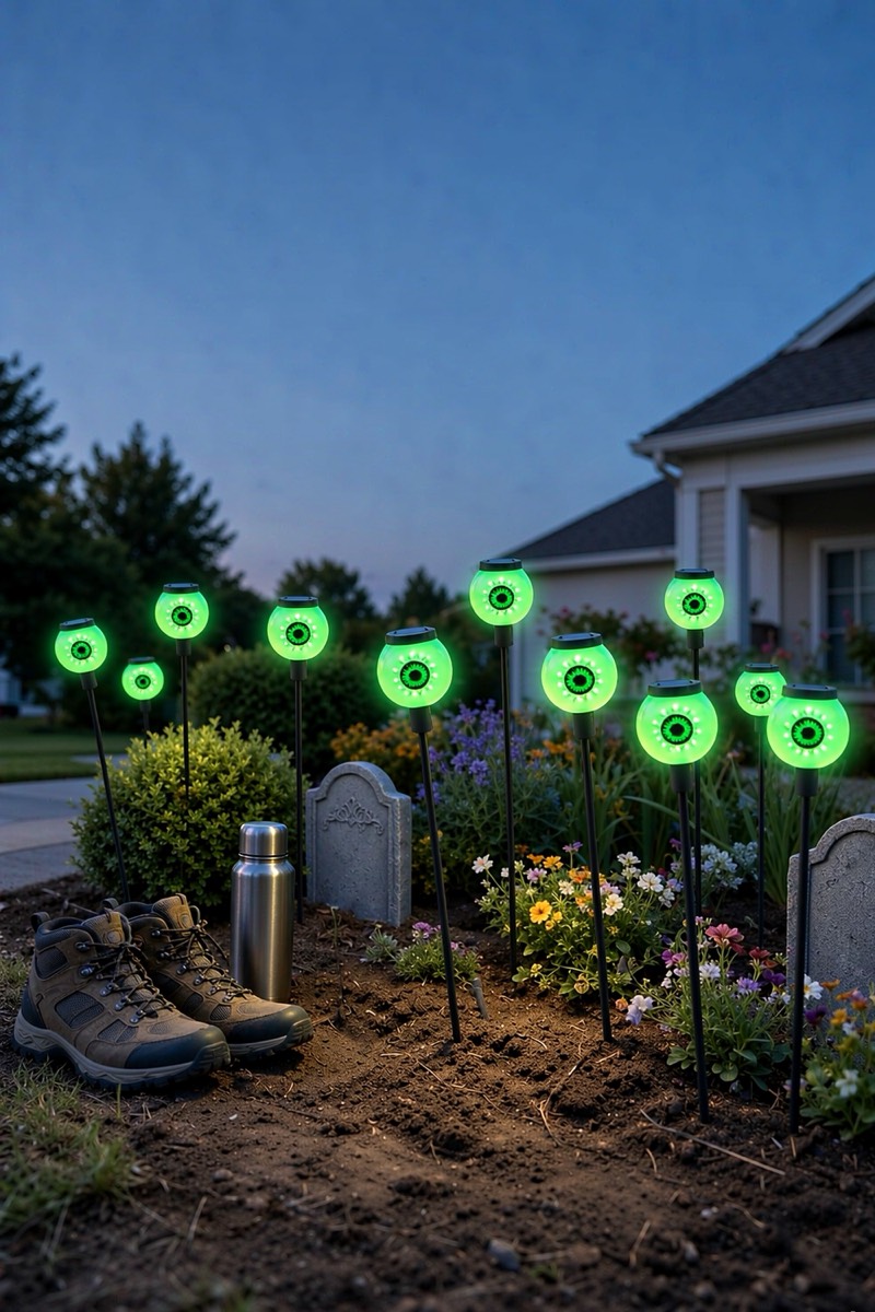 ASMAD Solar Eyeball Lights, 4 Pack